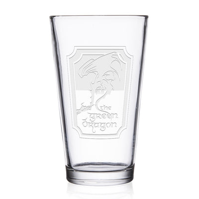 Lord of the Rings The Green Dragon Pub Engraved Pint Glass