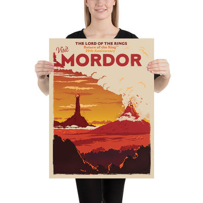 The Lord of the Rings Visit Mordor Matte Poster