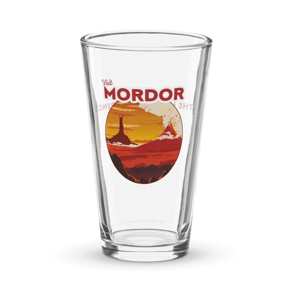 The Lord of the Rings Visit Mordor Pint Glass