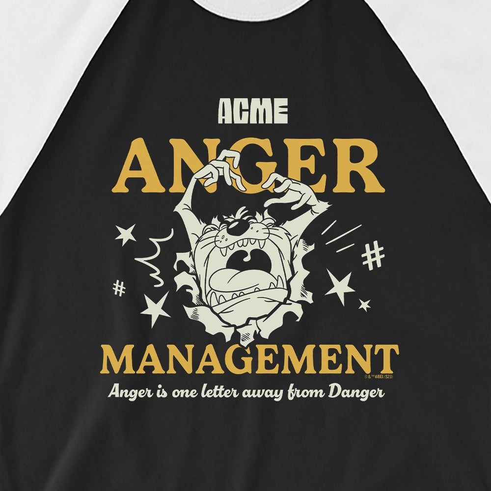 Looney Tunes ACME Anger Management 3/4 Sleeve Raglan Shirt