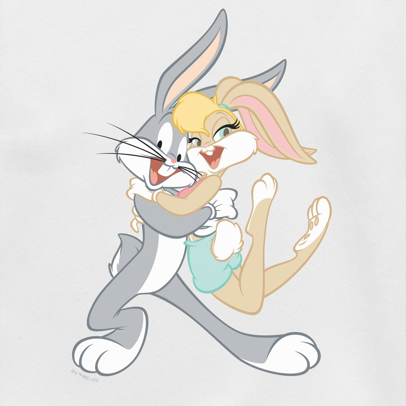 Looney Tunes Bugs and Lola Bunny Unisex Crewneck Sweatshirt