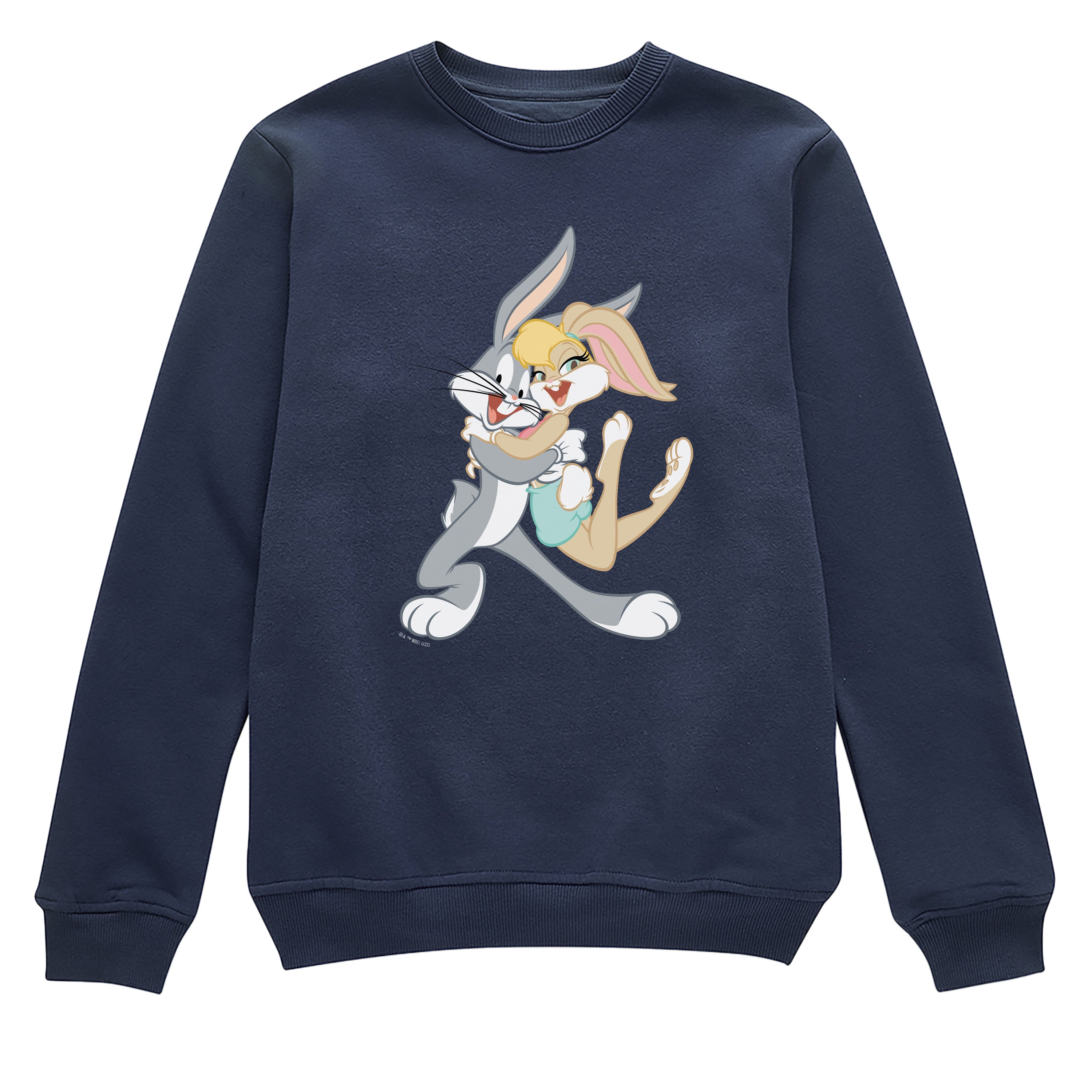 Looney Tunes Bugs and Lola Bunny Unisex Crewneck Sweatshirt