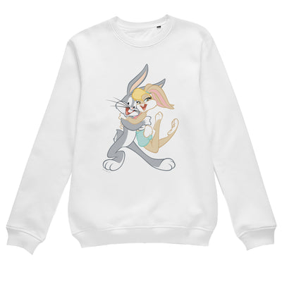 Looney Tunes Bugs and Lola Bunny Unisex Crewneck Sweatshirt