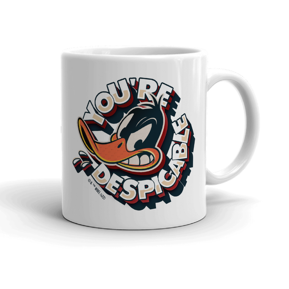 Looney Tunes Daffy Duck You're Despicable White Mug