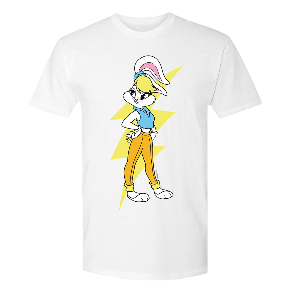 Looney Tunes Lola Bunny Lightning Adult Short Sleeve T-Shirt