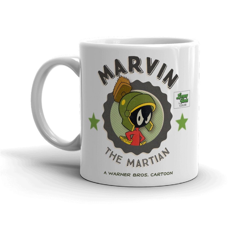 Looney Tunes Marvin the Martian White Mug