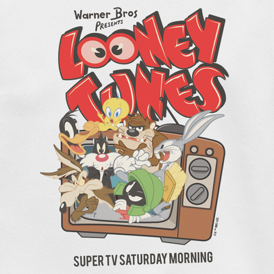 Looney Tunes Super TV Saturday Morning Unisex Crewneck Sweatshirt