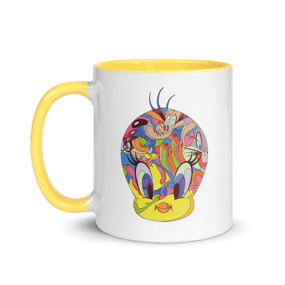 Looney Tunes Tweety Graffiti Two-Tone Mug