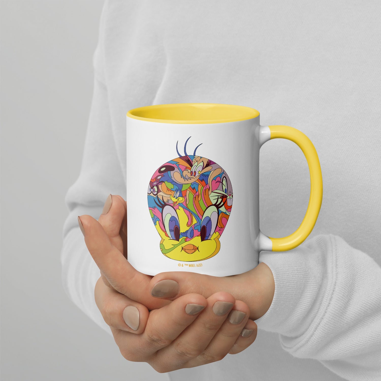 Looney Tunes Tweety Graffiti Two-Tone Mug