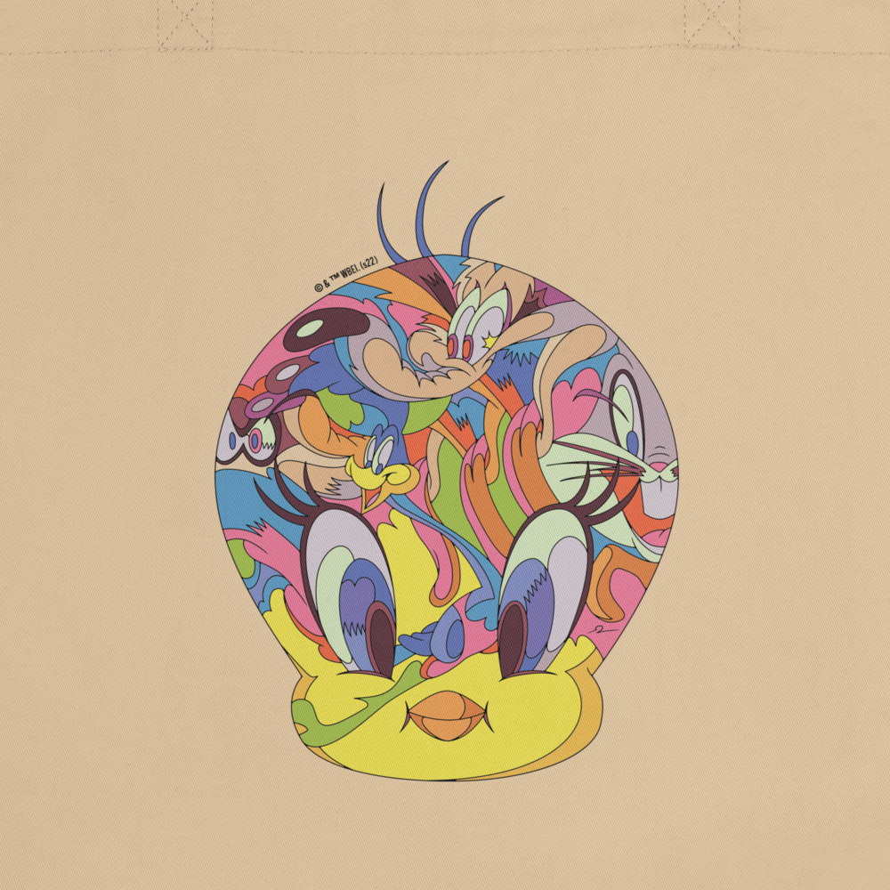 Looney Tunes Tweety Graffiti Head Eco Tote