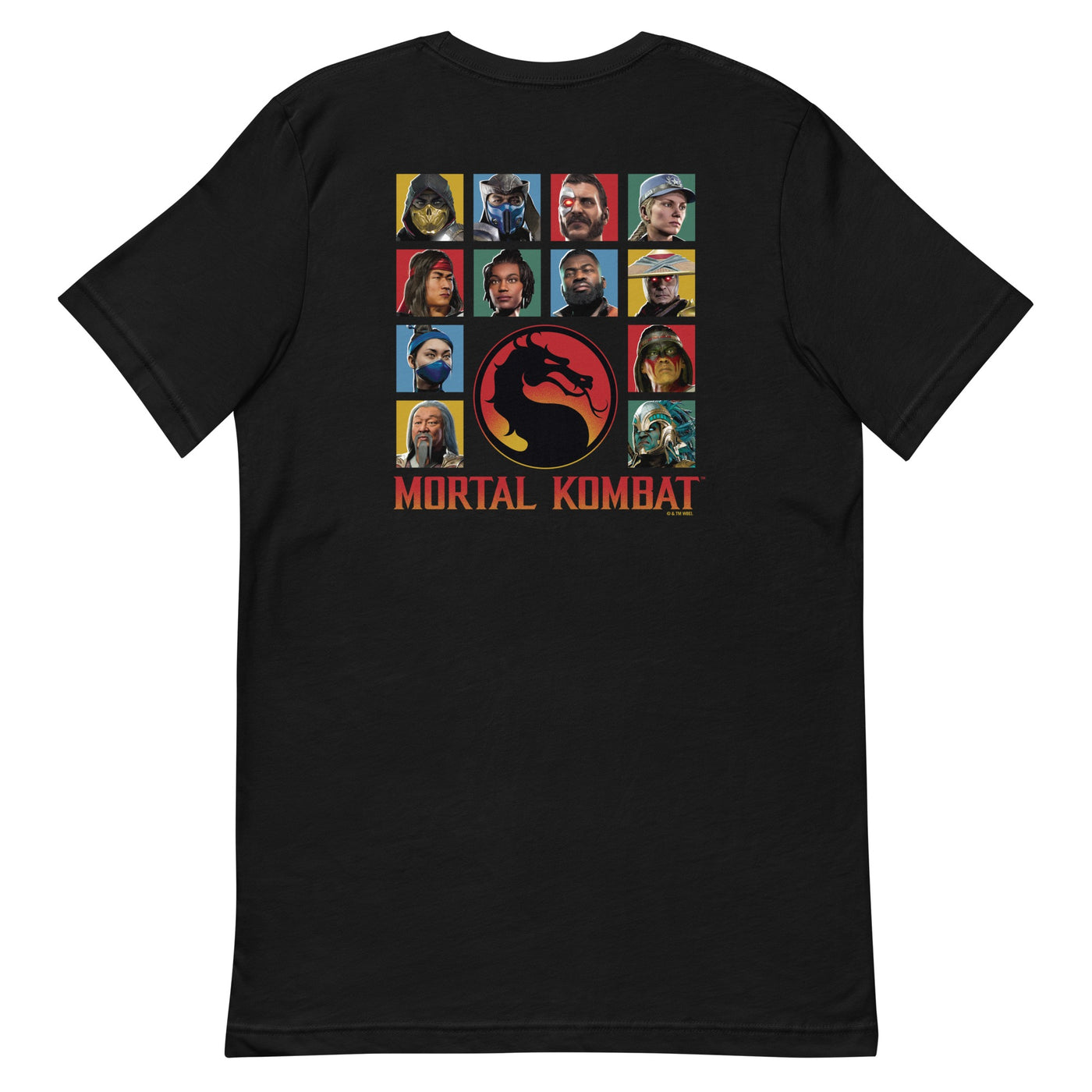 Mortal Kombat Character Block T-Shirt