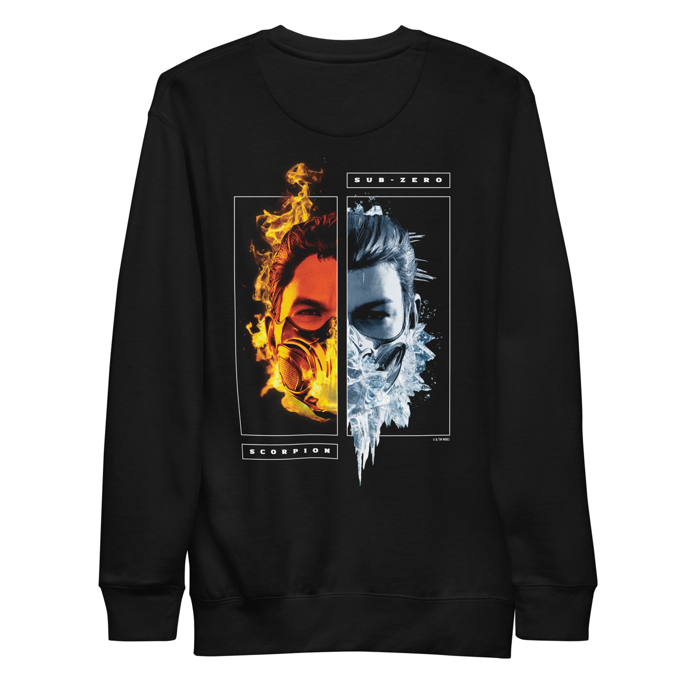 thumbnail image 2 of Mortal Kombat X Sub-Zero & Scorpion Mens Adult Black 2 of 11