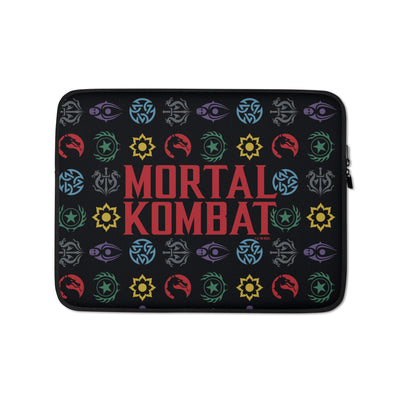 Mortal Kombat Symbols Pattern Laptop Sleeve