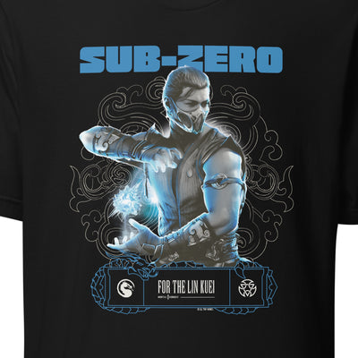 Mortal Kombat Sub Zero Adult Short Sleeve T-Shirt