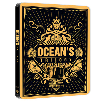 Ocean's Trilogy Steelbook [4K Ultra HD] [Ocean's Eleven: 2001, Ocean's Twelve: 2004, Ocean's Thirteen: 2007]