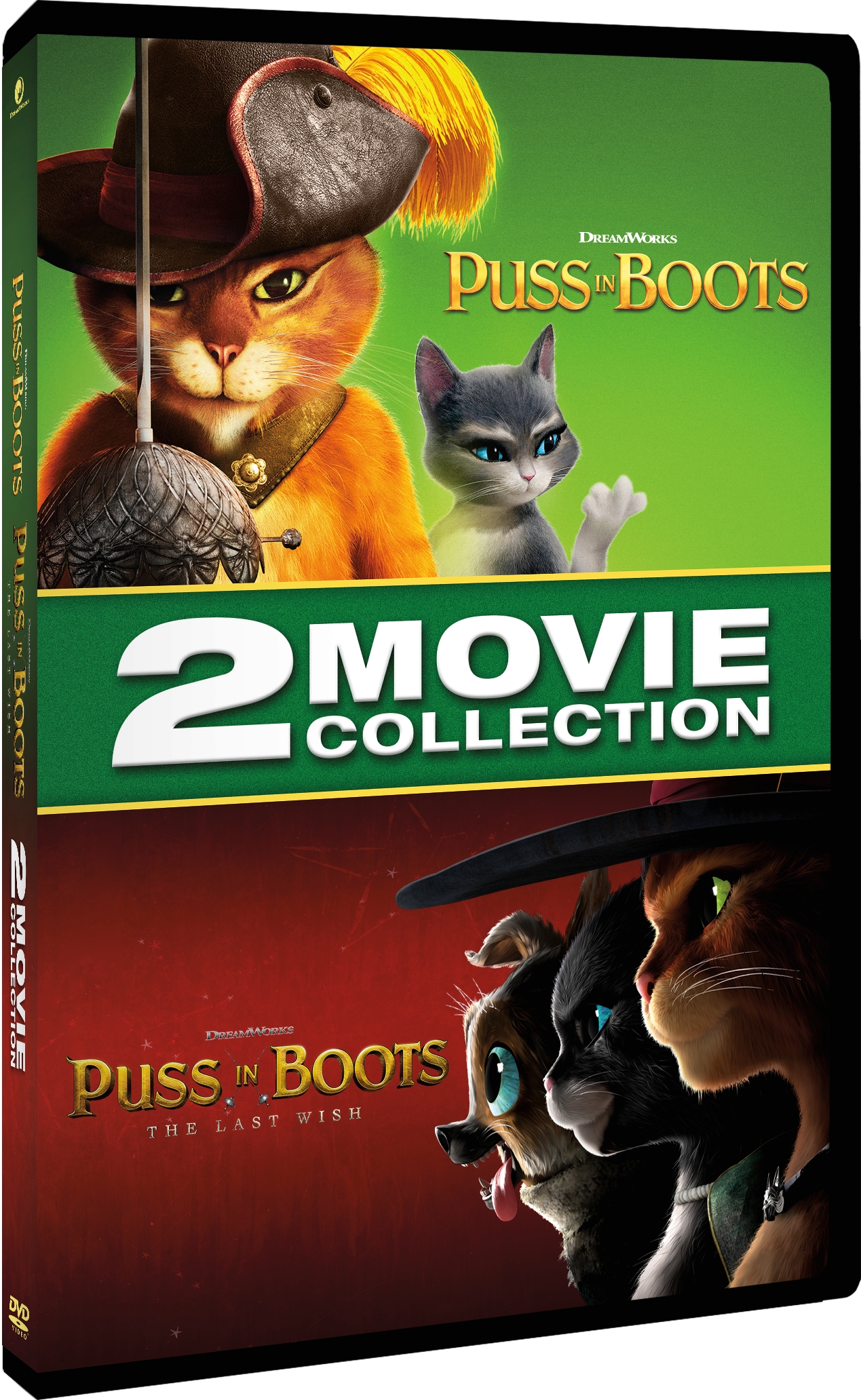 Puss in Boots 2-Film Collection (DVD) (2023)