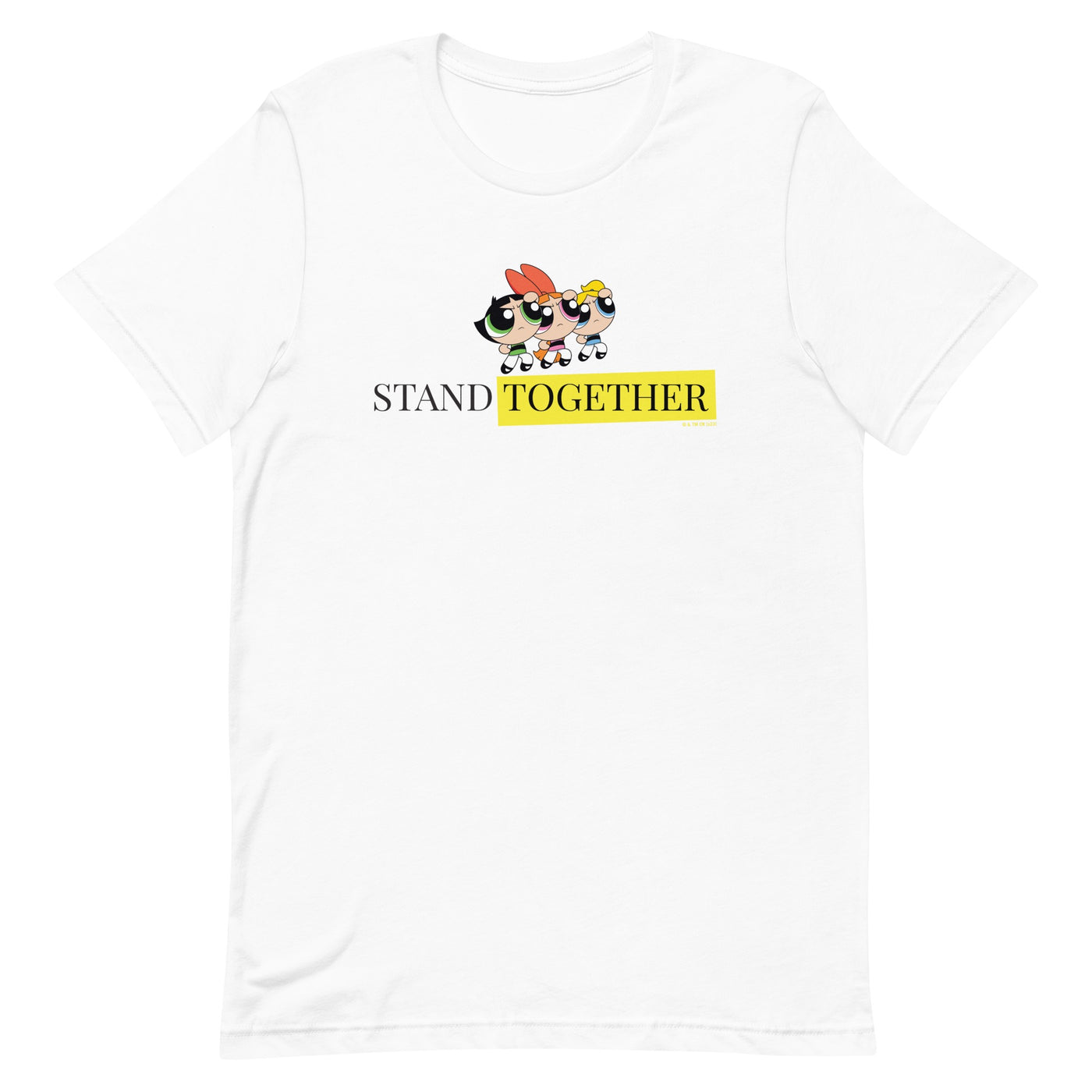 The Powerpuff Girls Stand Together Adult Short Sleeve T-Shirt