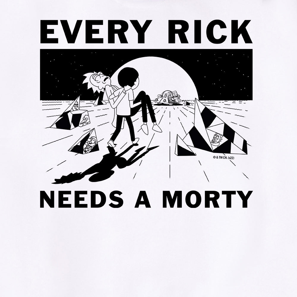 Warner Bros Every Rick Needs a Morty Unisex Hooded Sweatshirt