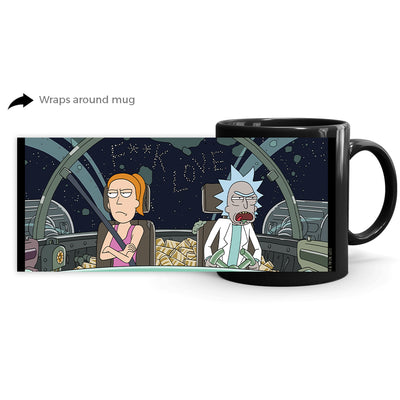 Rick and Morty F**k Love Mug
