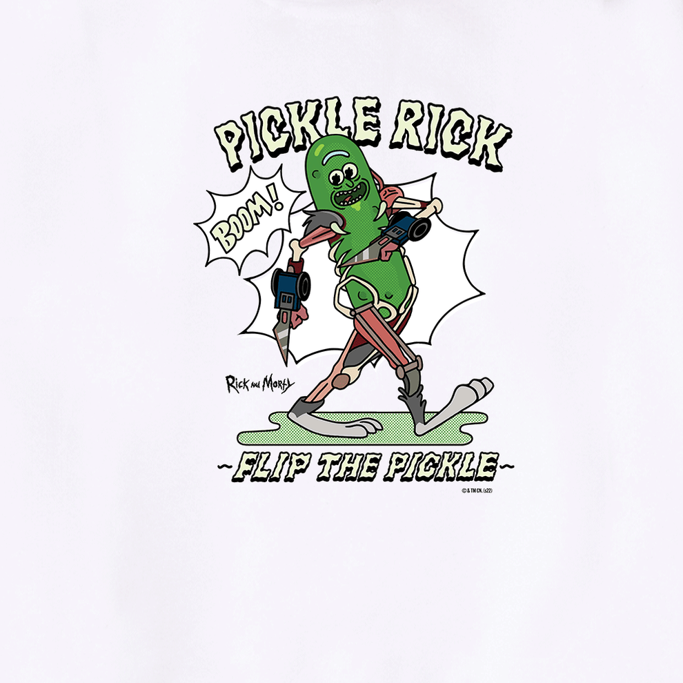 Rick and Morty Flip the Pickle Unisex Hooded Sweatshirt