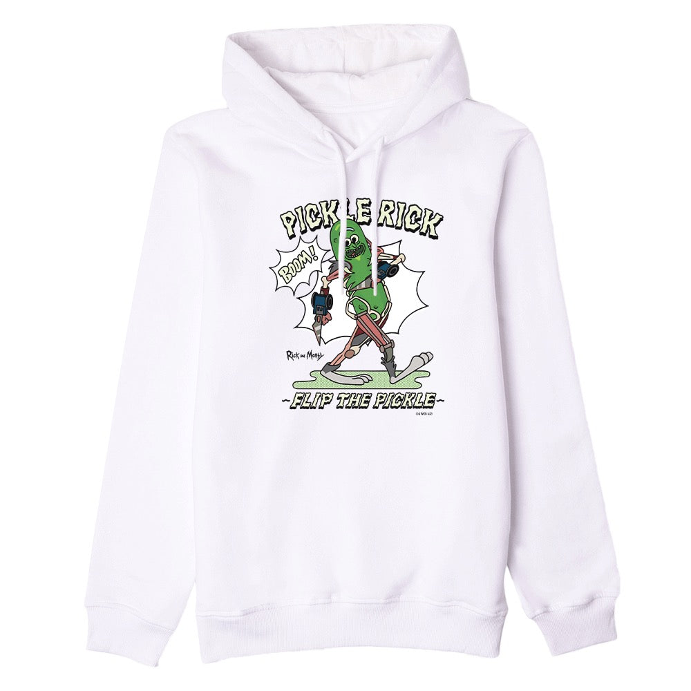 Rick and Morty Flip the Pickle Unisex Hooded Sweatshirt
