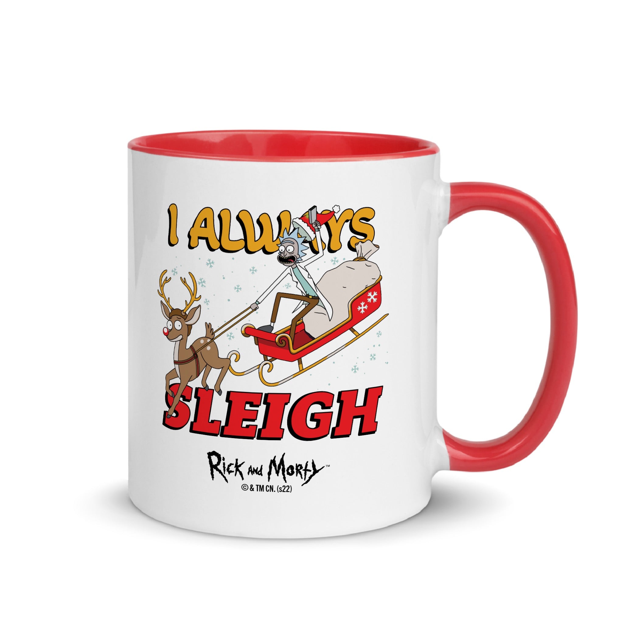 Rick and Morty I Always Sleigh I Always Sleigh Two-Tone Mug