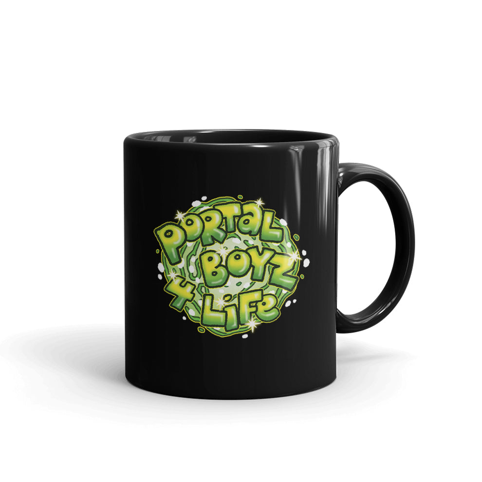 Rick and Morty Portal Boyz 4 Life Mug