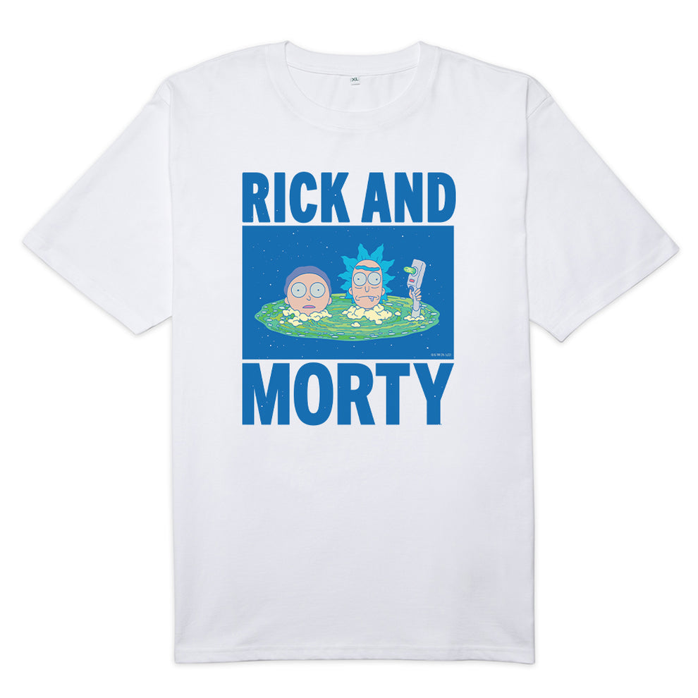 Rick and Morty Portal Heads Men's Short Sleeve T-Shirt