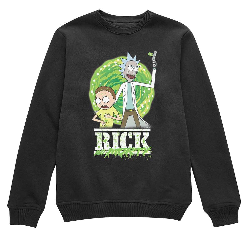 Rick and Morty Portal Unisex Crewneck Sweatshirt