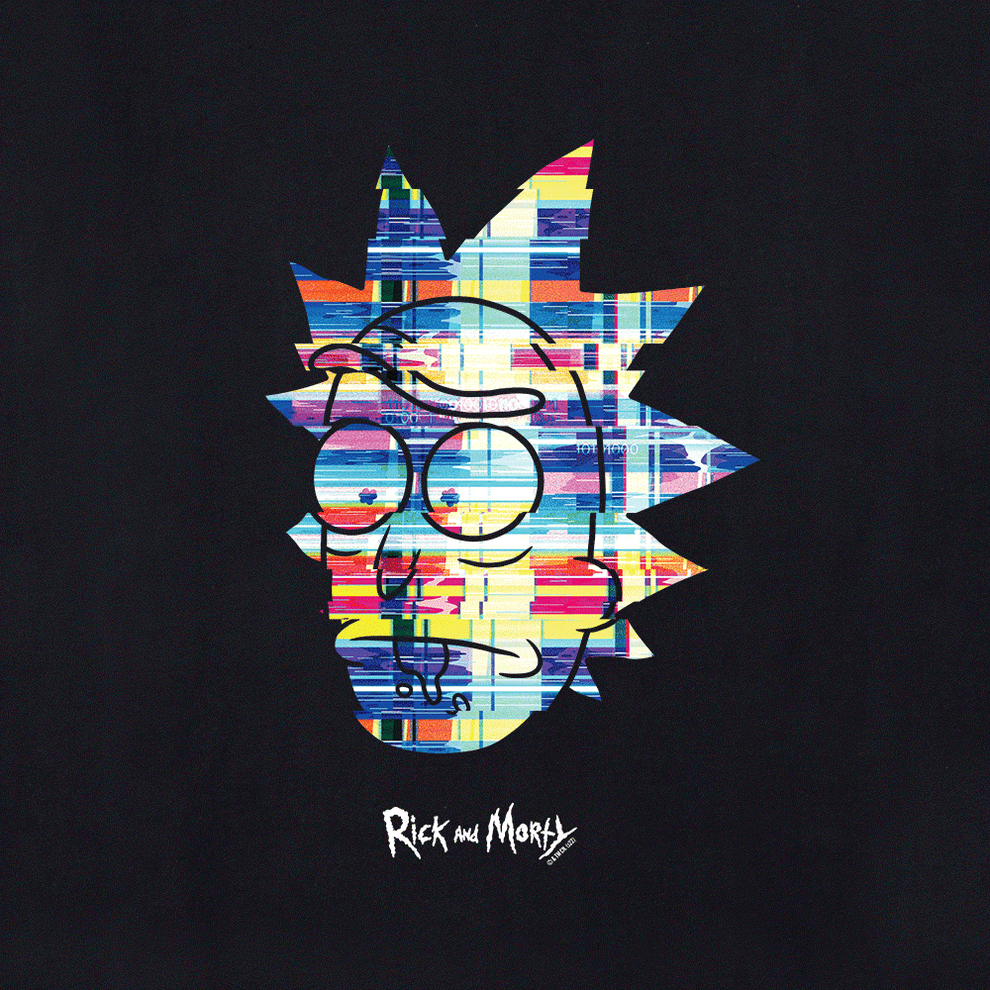 Rick and Morty Glitch Rick Men's Short Sleeve T-Shirt