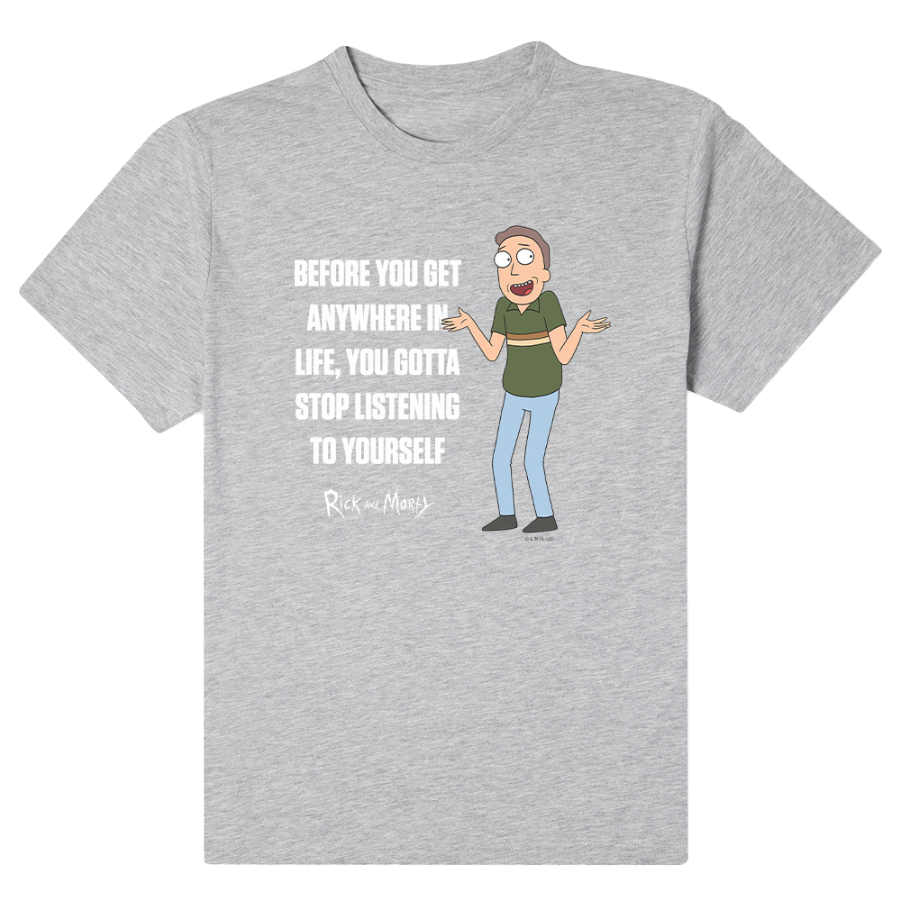 Rick and Morty Stop Listening Jerry T-Shirt