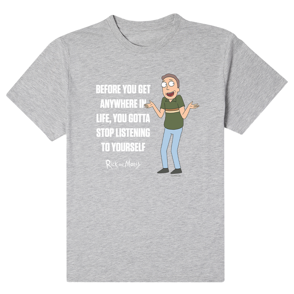 Rick and Morty Stop Listening Jerry T-Shirt