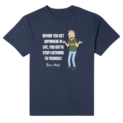Rick and Morty Stop Listening Jerry T-Shirt