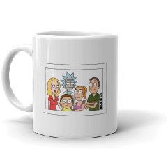 Rick and Morty Symptom of Misery White Mug