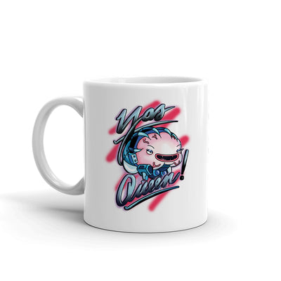 Rick and Morty Yas Queen White Mug