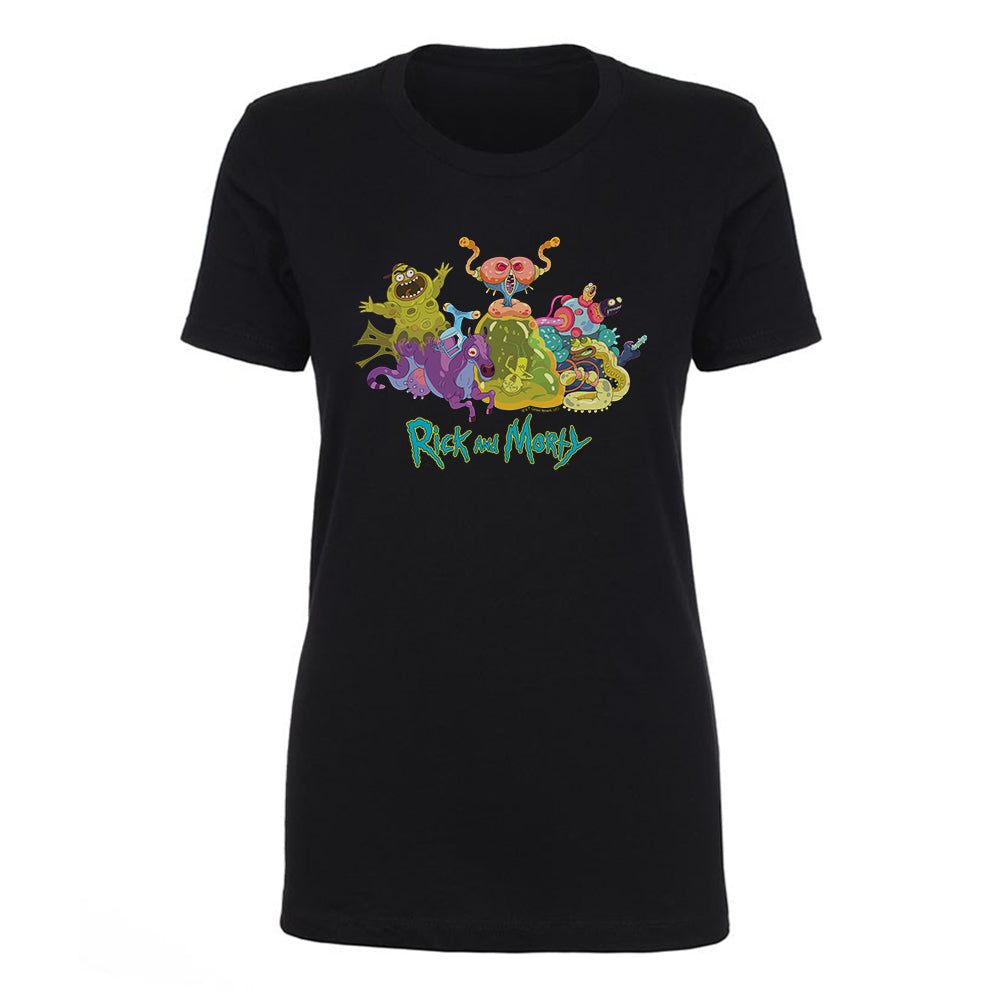 Rick and Morty Monster Montage Women's Short Sleeve T-Shirt