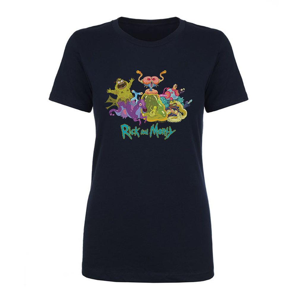 Rick and Morty Monster Montage Women's Short Sleeve T-Shirt