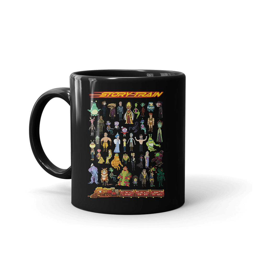 Rick and Morty Story Train Mug