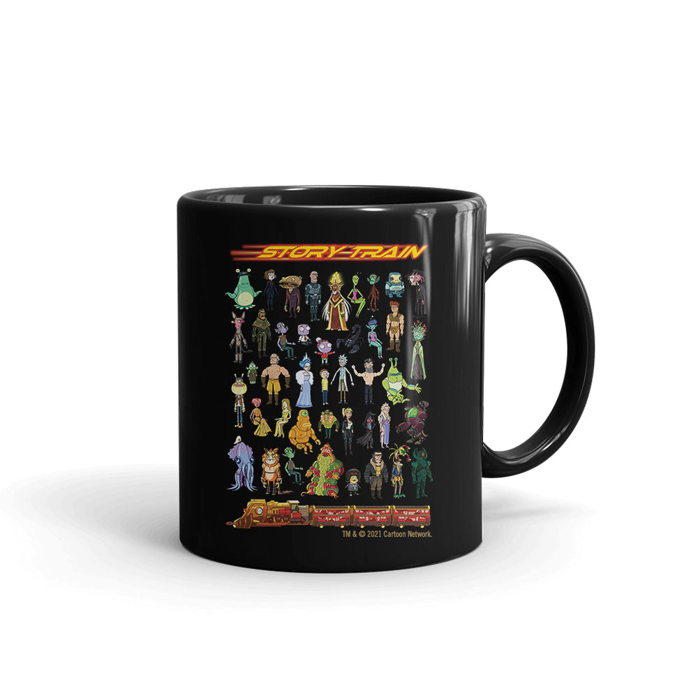 Rick and Morty Story Train Mug