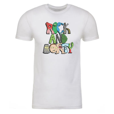 Rick and Morty Word Art Adult Short Sleeve T-Shirt