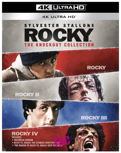 Rocky: The Knockout Collection (4K Ultra HD) (Rocky: 1976  Rocky II: 1979  Rocky III: 1982  Rocky IV: 1985)