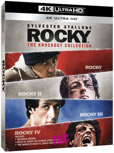 Rocky: The Knockout Collection (4K Ultra HD) (Rocky: 1976  Rocky II: 1979  Rocky III: 1982  Rocky IV: 1985)