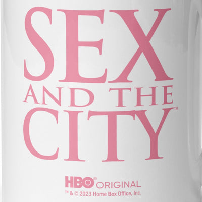 Sex and The City Hopeless Romantic White Glossy Mug