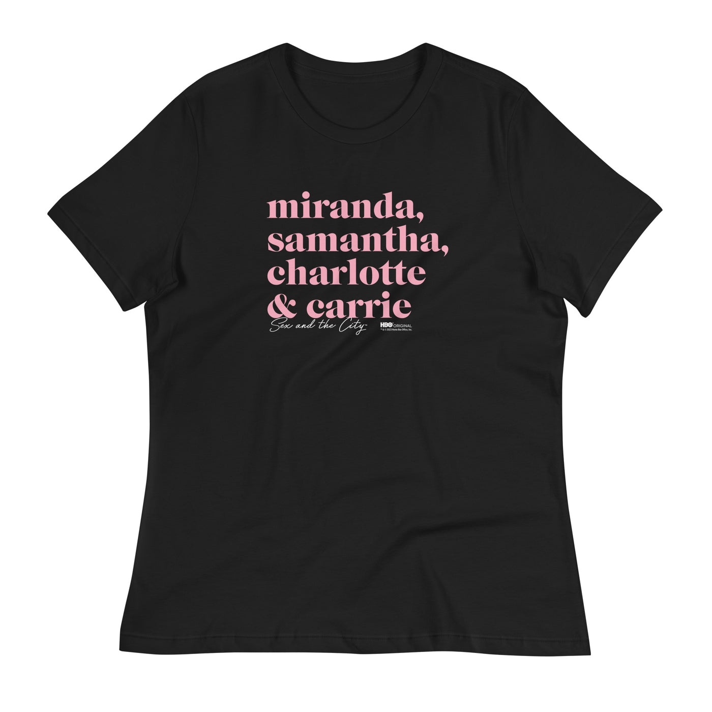 Sex and The City Names Women's T-Shirt