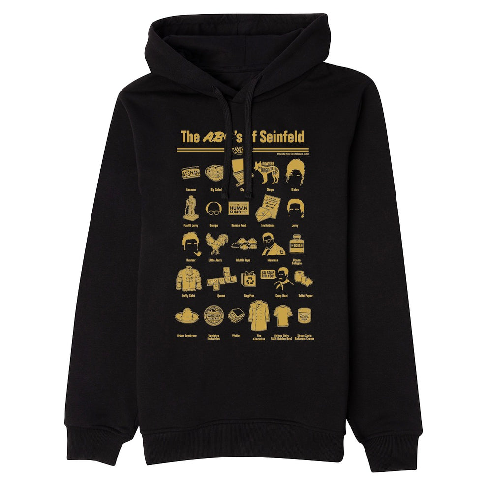 ABC's of Seinfeld Unisex Hooded Sweatshirt