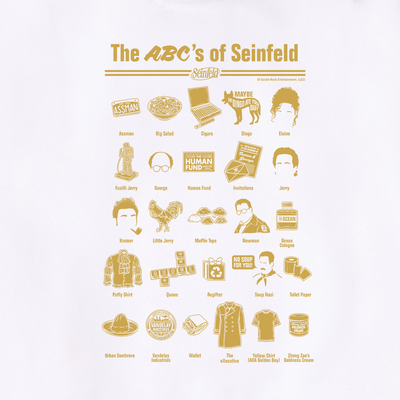 ABC's of Seinfeld Unisex Hooded Sweatshirt