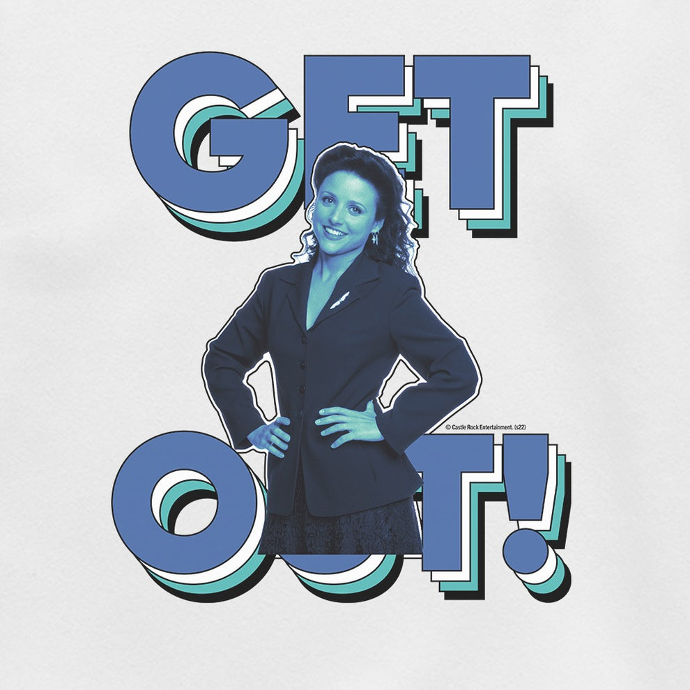 Seinfield Get Out Unisex Crewneck Sweatshirt
