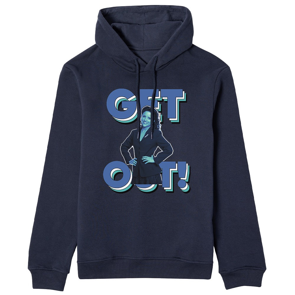Seinfield Get Out Unisex Hooded Sweatshirt