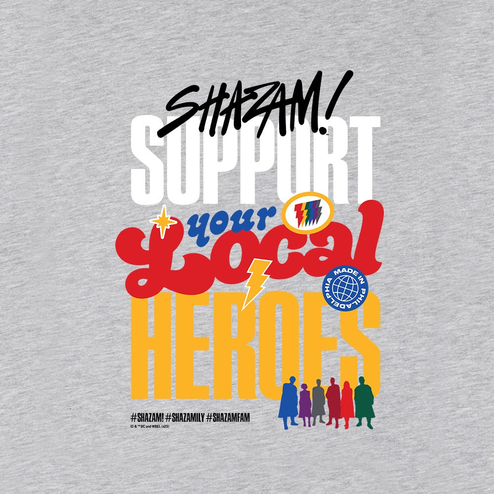 Shazam! Support your local heros Men's Short Sleeve T-Shirt