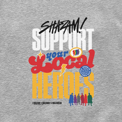 Shazam! Support your local heros Unisex Crewneck Sweatshirt